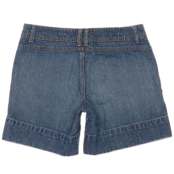 SO Jean Shorts Juniors Size 13 W33 Medium Dark Blue Casual Denim Cotton - Picture 3 of 7